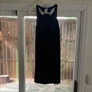 Lands' End Black Backless Dress